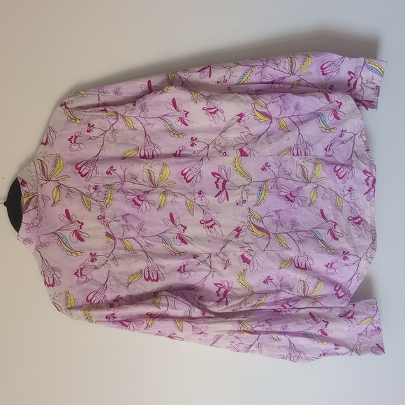 Wrangler Pink snap shirt size Med - Picture 5 of 8